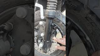 front shock mudguard hol repair e bike [upl. by Idalina]