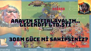 308 MİLYON OLMAK BİLE YETERSİZ  OVERLOKÇU LEGENDFF   Rise of Kingdoms [upl. by Caleb993]