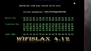 SACAR CLAVES WIFI CON BRUTUSHACK WIFISLAX 412 [upl. by Nosille]