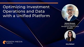 Optimizing Investment Operations and Data with a Unified Platform [upl. by Eveline161]