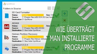 🖥️ Wie überträgt man installierte Programme auf ein anderes Laufwerk Einfache Anleitung 💽 [upl. by Valdemar711]