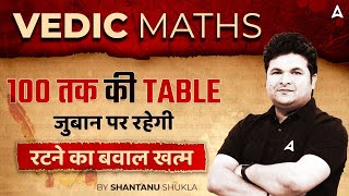 1 to 100 Table  Multiplication Table From 1 to 100 Tricks  By Shantanu Shukla [upl. by Marras750]