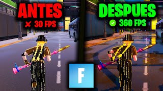 La MEJOR OPTIMIZACION Para FORTNITE C5S1 ✅ AUMENTA Tus FPS [upl. by Riggins]