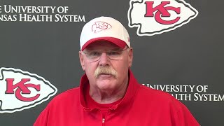 Andy Reid discusses Kareem Hunts return to the Chiefs [upl. by Nois]