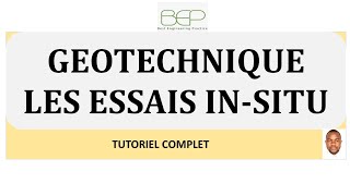 Essais géotechnique insitu  pressiométrique  CPT  SPT  Pénétromètre dynamique Tutoriel complet [upl. by Jillane]