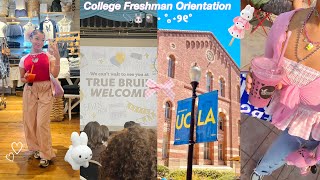 Ucla Freshman Orientation boba exploring getting bruinized etc🍓📎📓 [upl. by Annig616]