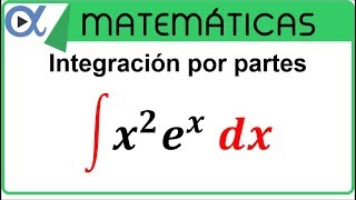 Integración por partes ejemplo 2  Cálculo integral  Vitual [upl. by Israel]