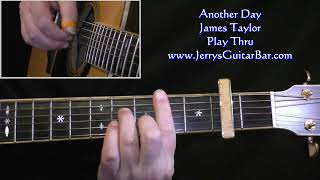 James Taylor Another Day  Guitar Play Thru [upl. by Emelina255]