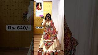 🏵️Traditional Lehenga navratri navratrispecial shorts short trending viral meesho stylewaru [upl. by Enelia]