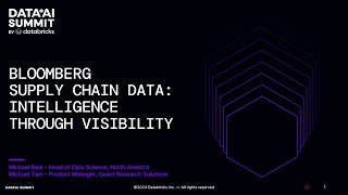 Supply Chain Disruption and ESG Risk Management Powered by Bloomberg [upl. by Samp]