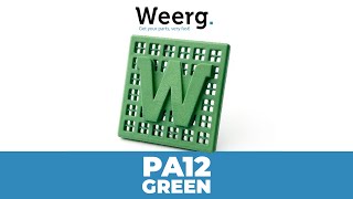 🎨 Weerg discover Green Nylon PA12 🎨 [upl. by Ludvig700]