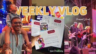 WEEKLY VLOG Disney Dinner  a Movie Night  Downtown Las Vegas Container Park [upl. by Micro]