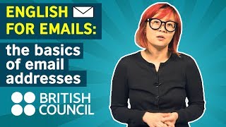 English for Emails Email addresses [upl. by Ynafets744]