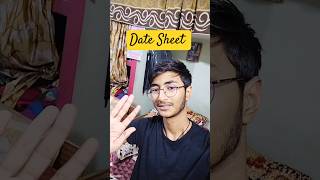 Mid term Date sheet 🥲🙃 shorts short class11 student minivlog trending study youtubeshorts [upl. by Barry]