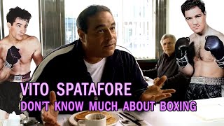 The Sopranos  Vito Spatafore dont know much about Boxing [upl. by Aihcrop229]