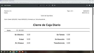 ERP en Nube Como Generar un Cierre de Caja Diario en eFactory Software ERP [upl. by Reivad]