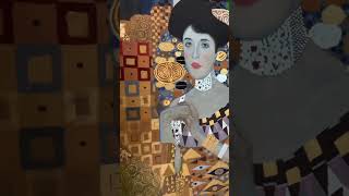 Reproduction Gustav Klimt’s artwork “Adele BlohBauer”portrait acrylicpainting artist портрет [upl. by Dwayne]