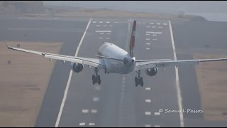 Extreme Crosswind  Awful Landings  A330 A320 A321  Madeira [upl. by Fleeman]