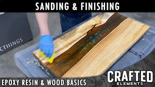 Epoxy Resin amp Wood Basics Series  Sanding amp Finishing Part 911 [upl. by Cima980]