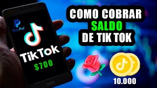 ✅ Como RETIRAR DINERO de tu CUENTA de TIK TOK 🤑  Cobrar REGALOS DE TIK TOK 🌷 [upl. by Epner]