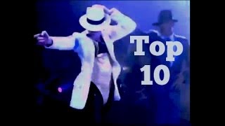 BEST DANCE MOVES  Top 10  Michael Jackson [upl. by Onitnerolf610]