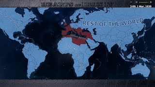 The Roman Empire vs The World  Hoi4 No Step Back Timelapse [upl. by Moser]