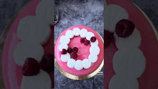 Entremets vanille framboise 🍧 Vous voulez la recette ⁉️ [upl. by Imelda]