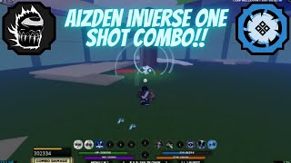 Aizden Inverse amp Minakaze One Shot Combo   Shindo Life [upl. by Ahsias]