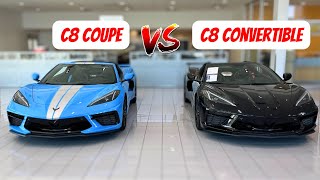 Should You Buy A Convertible Or Coupe Corvette Lets See The Differences [upl. by Leikeze79]