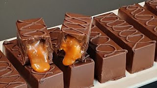 Chocolate com amendoim e caramelo Receita incrivelmente deliciosa e fácil de fazer [upl. by Fish603]