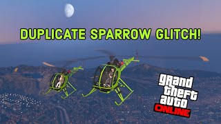 GTA 5 Duplicate Sparrow Glitch Have 2 Working Sparrows At The Same Time [upl. by Aivizt702]