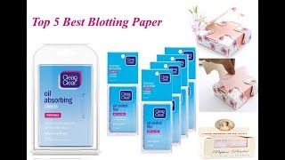 Top 5 Best Blotting Paper [upl. by Haisa102]