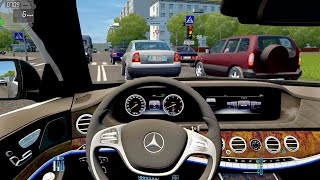 City Car Driving  MercedesBenz S600 Maybach  Fast Driving [upl. by Nyvets811]