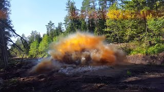 30 kg ANSU Ammonium Nitrate  Sugar Explosion [upl. by Jeanie274]