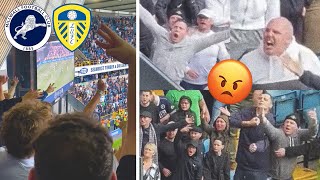 LEEDS TAUNT MILLWALL FANS AT THE DEN😳😬 Millwall 03 Leeds United  202324 [upl. by Htelimay711]