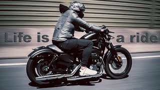 Harley Davidson Sportster IRON 883  Life is a ride short film [upl. by Larimor]