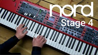 Nord Stage 4 Factory Presets Demo  No Talking [upl. by Anelrihs]