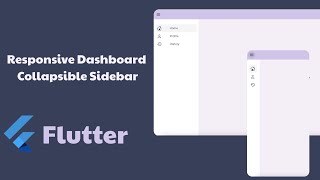 Flutter Tutorial Collapsible Sidebar Design for Admin Dashboard [upl. by Mackenie]