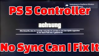 PS5 5 Not Controller Sync [upl. by Marcella124]