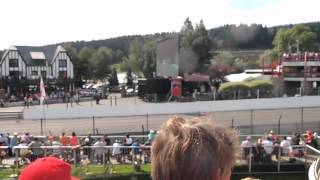 Start of the Belgium Grand Prix 2012 from Eau Rouge [upl. by Hogg572]