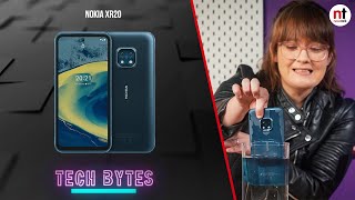 Best rugged smartphone of 2021 Nokias XR20 is put to the durability test [upl. by Mattland]