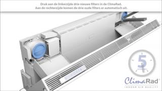 ClimaRad filters vervangen in 5 minuten [upl. by Allcot]