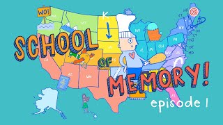 Memorize ALL 50 US States School of Memory Ep 1 [upl. by Esinaej]