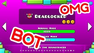 Geometry Dash 20  Deadloocked 20lvl 100  BOT [upl. by Bathulda663]