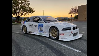 BMW E36 M3 GTR racing at Portland International Raceway [upl. by Friedland835]