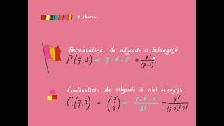 pabo kennisbasis kansrekening combinaties [upl. by Lorrac]