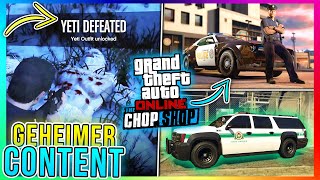 Alles geheime aus dem neuen GTA Update Schatzsuche Polizei Heist amp mehr  GTA 5 Chop Shop Update [upl. by Hogg]