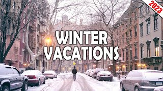 Winter Vacations 10 Best Places To Visit in USA During Winter Holidays [upl. by Mcferren]