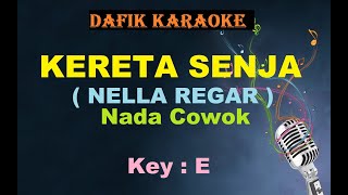 Kereta Senja Karaoke Nella Regar  Nada Cowok E [upl. by Armillda709]