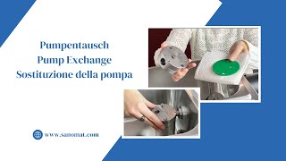 Pumpentausch  pump exchange sanomat schlagsahneautomat whippingcreammachine [upl. by Lundquist]